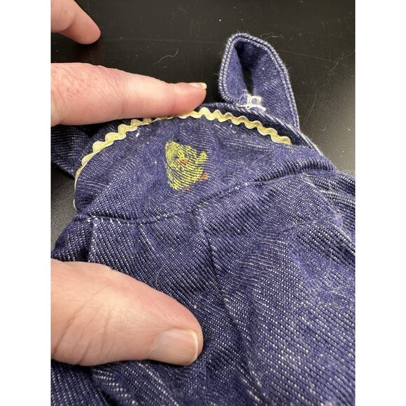 Vtg 1980s Doll Clothes TLC Overalls Dress Some Need Repair Unbranded 5 Pieces - Picture 6 of 16